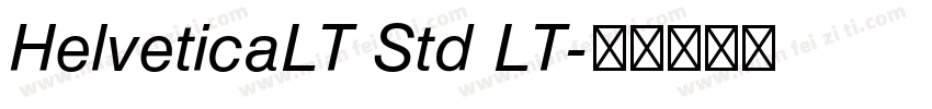 HelveticaLT Std LT字体转换